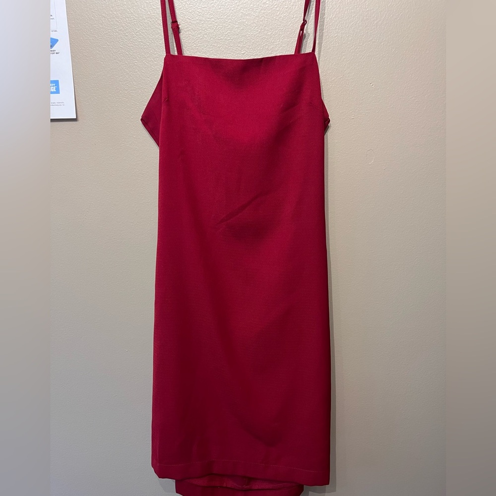 Red dress